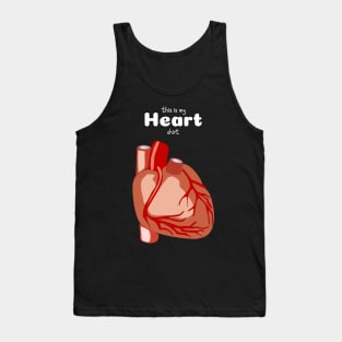 This Is My Heart Shirt - Medical Student In Medschool Funny Gift For Nurse & Doctor Tank Top